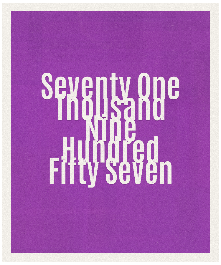 Count #71957