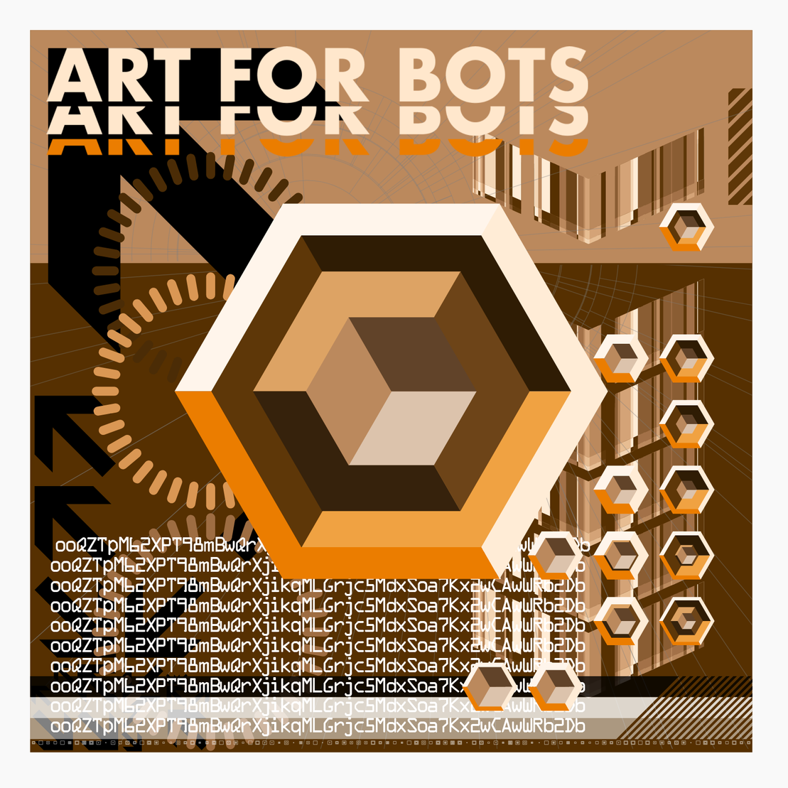 Hexagones - Art forBots forHumans forPrint