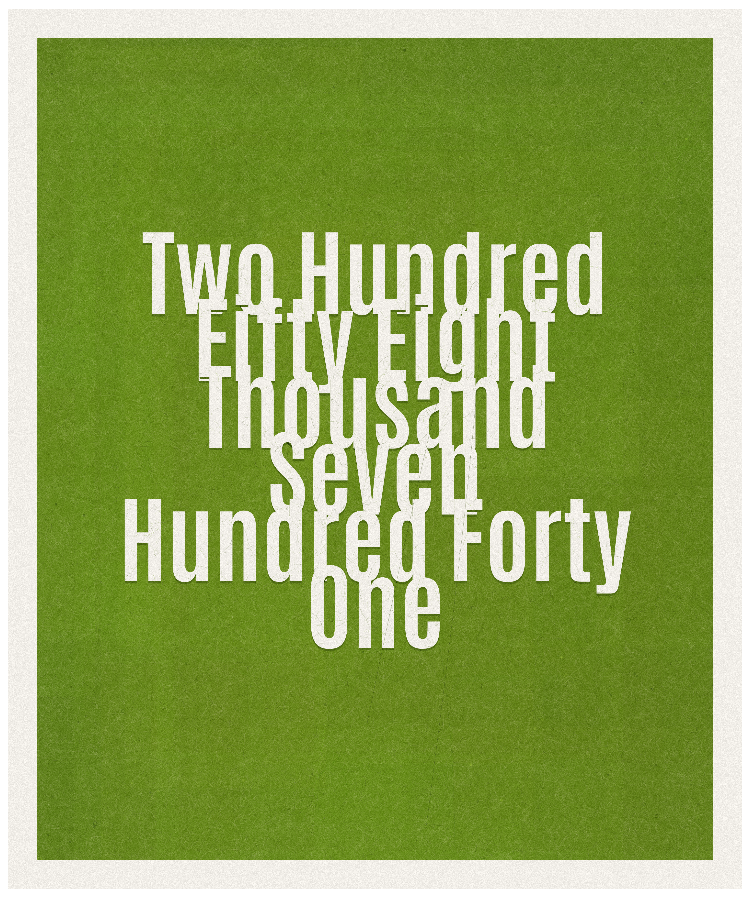 Count #258741