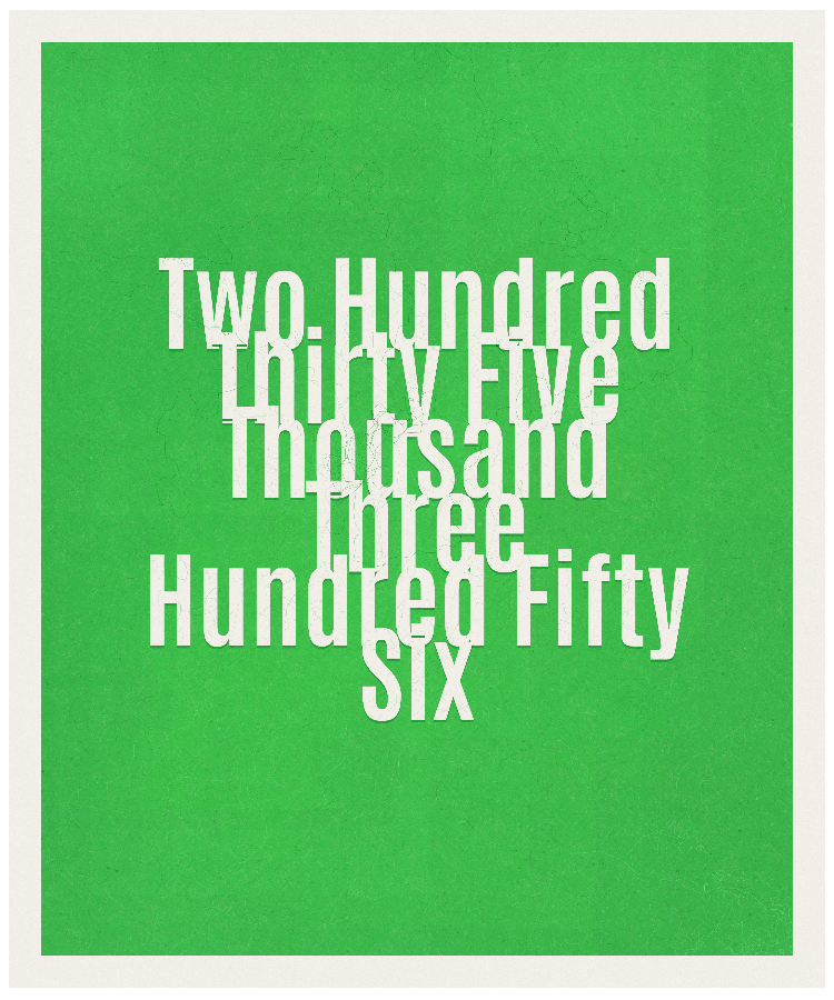 Count #235356