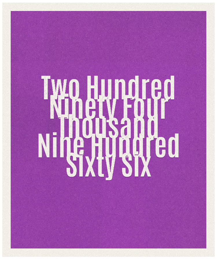Count #294966