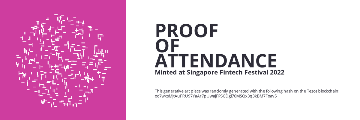 SFF2022 Proof of Attendance Token #457