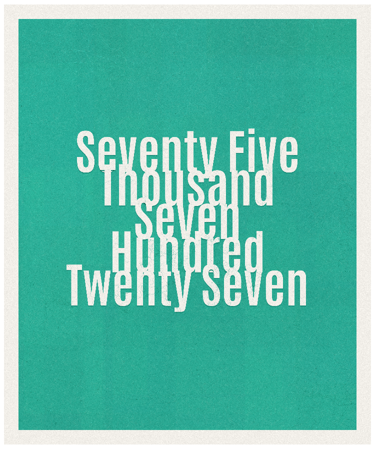 Count #75727