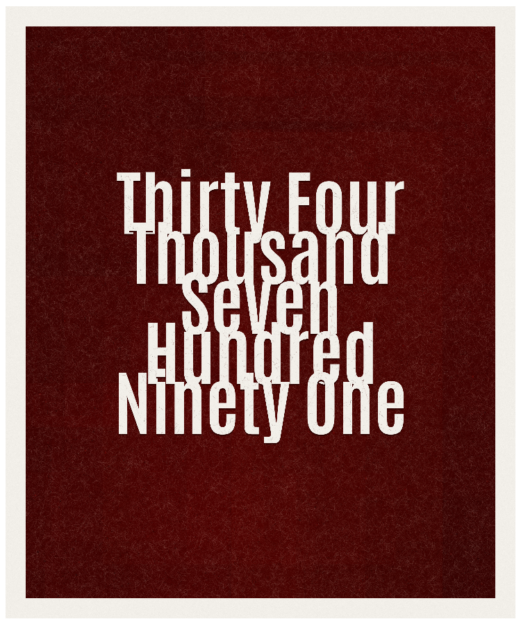 Count #34791