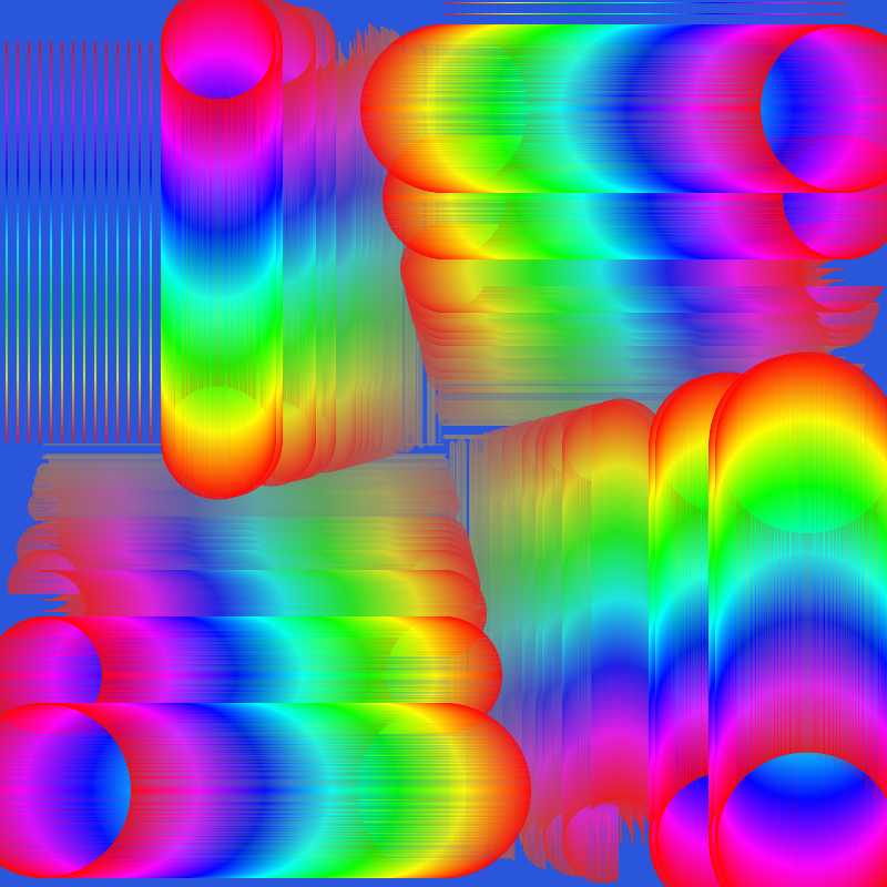 Fibonacci Rainbow Spiral ver3 var11 #4