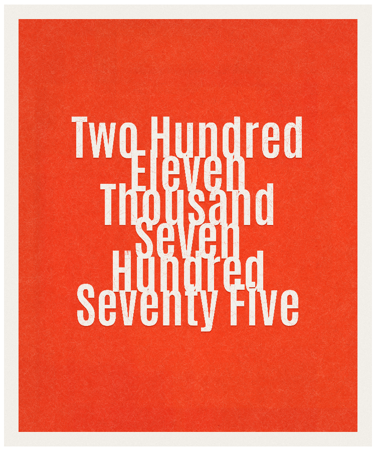 Count #211775