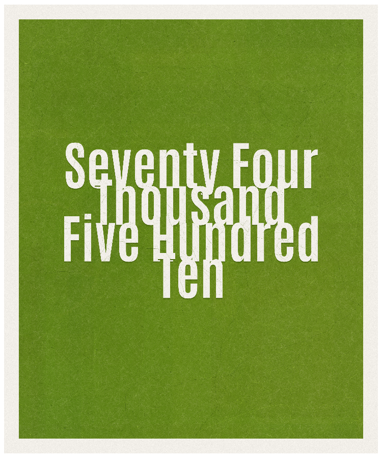 Count #74510