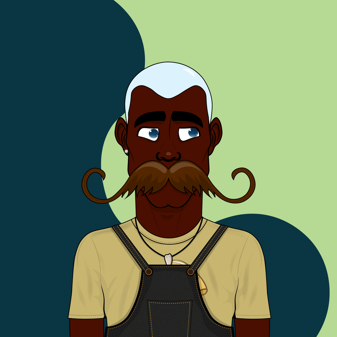 Mustachioed #180