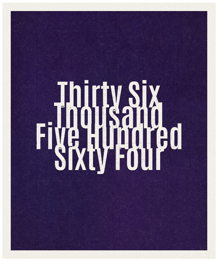 Count #36564