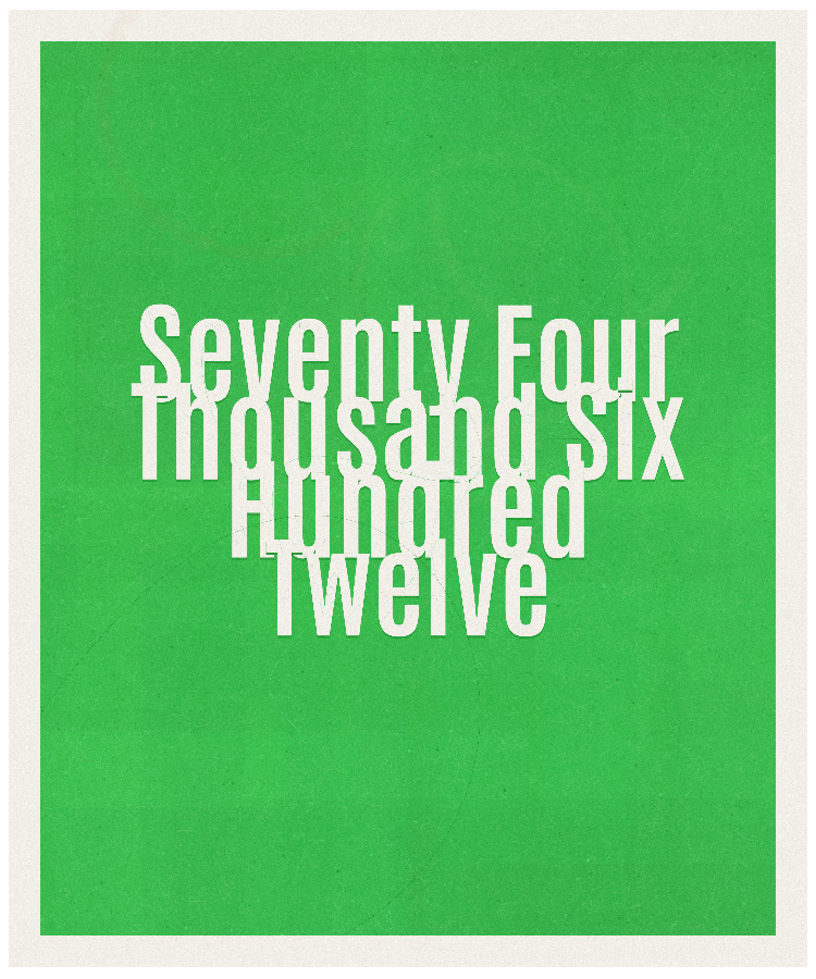 Count #74612