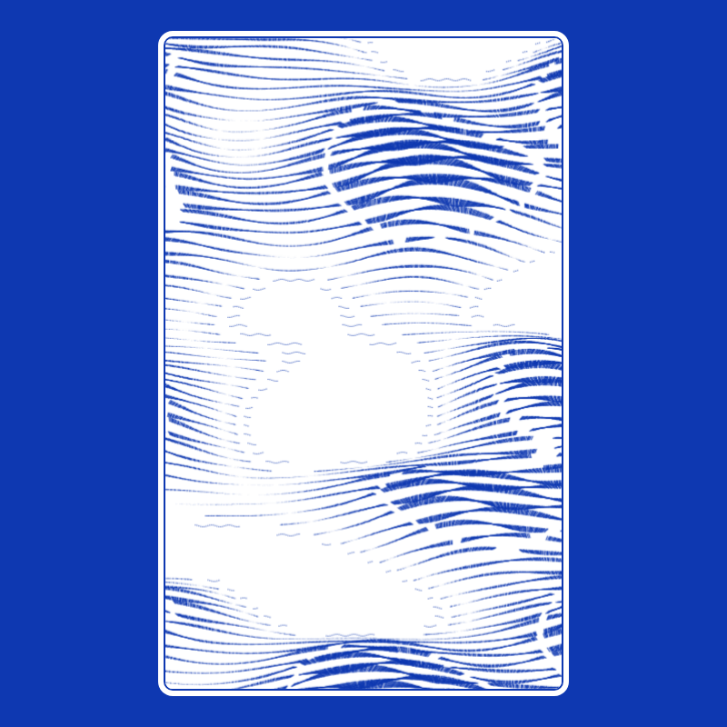 Topographic Playing Card #80