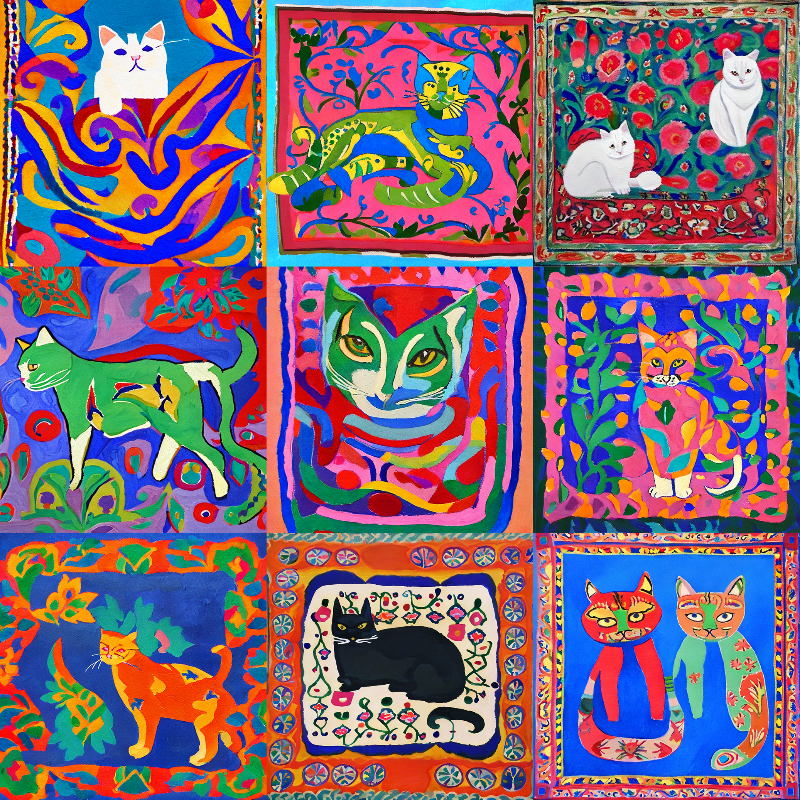 99 Patchworks of 9 Lives #7