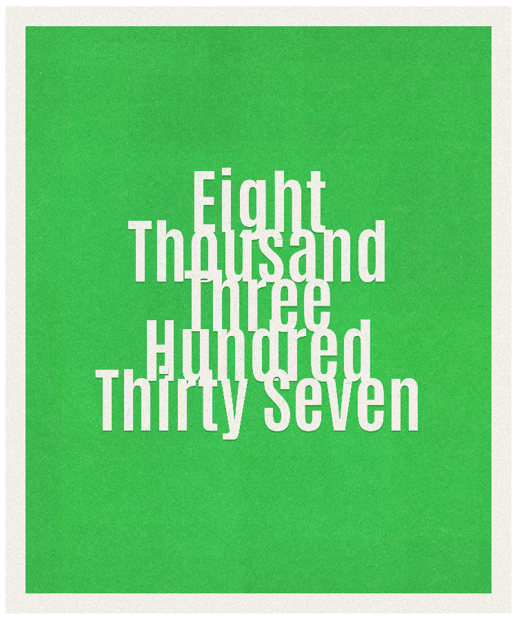 Count #8337