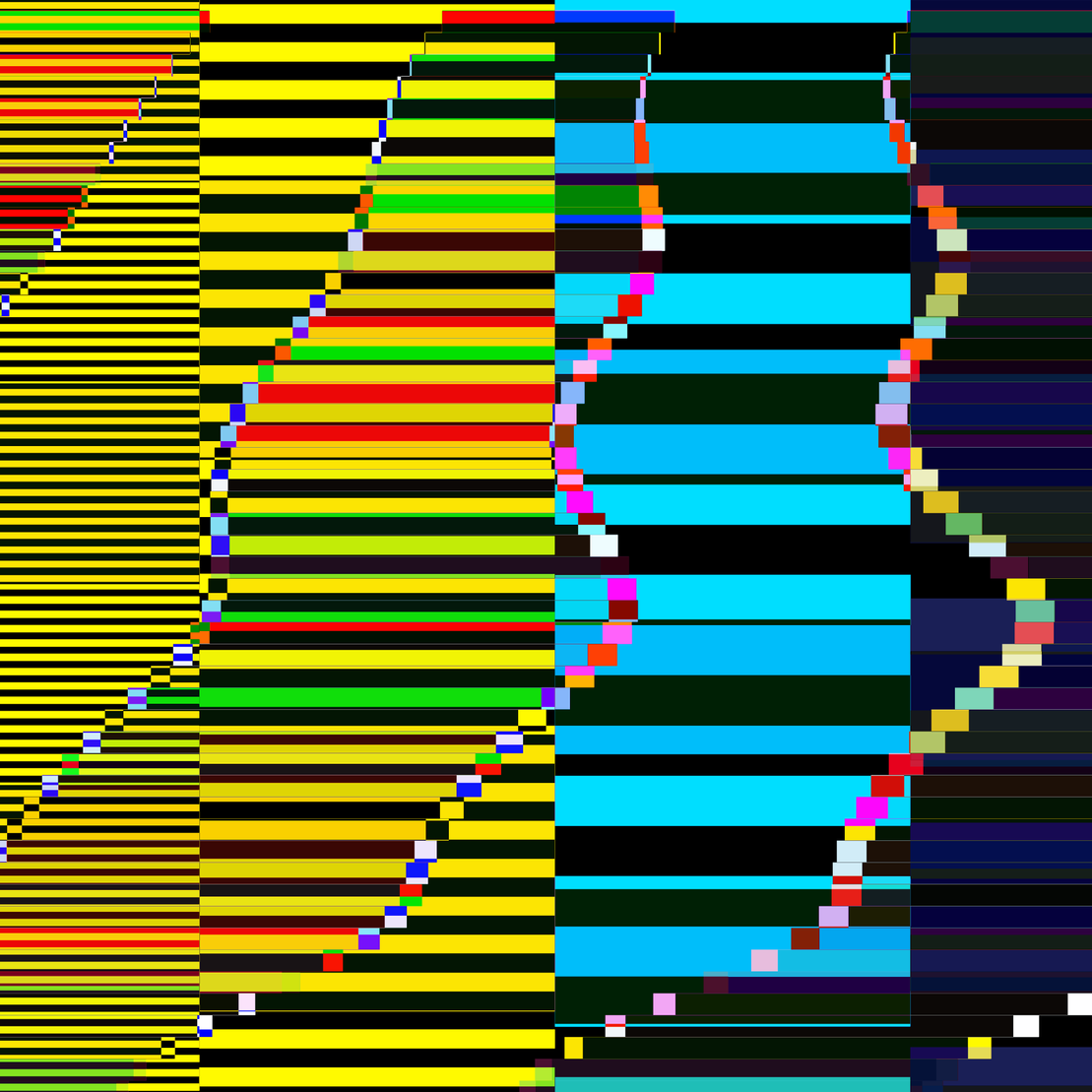 Glitchometry Stripes #70