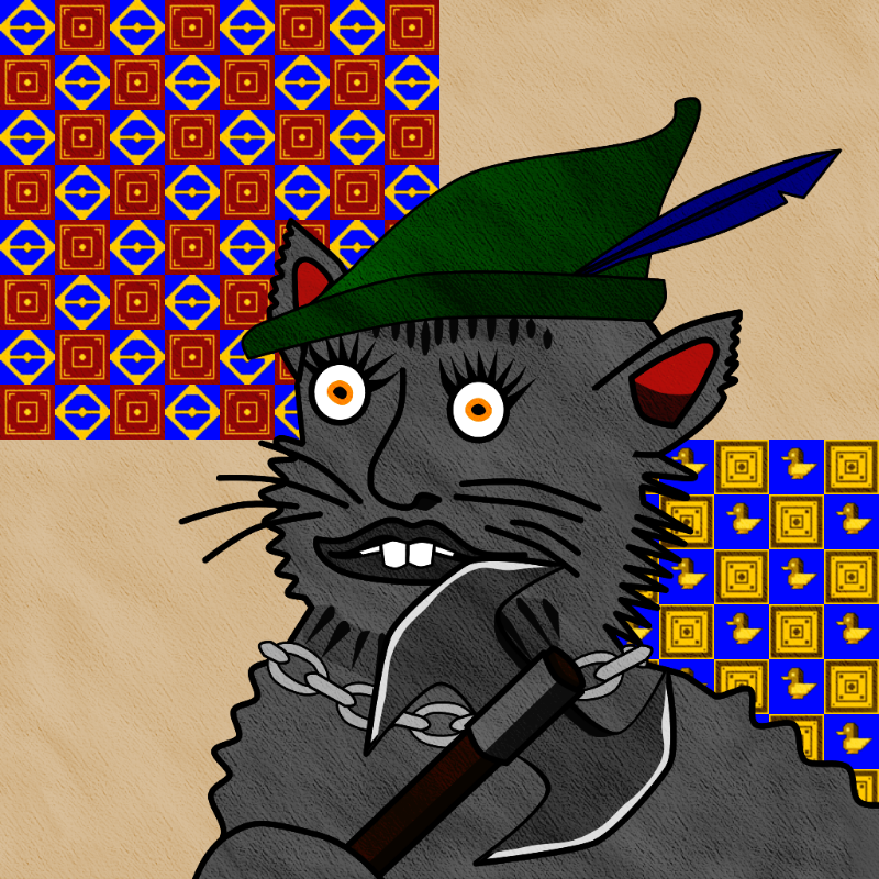 Famous Medieval Cat #3