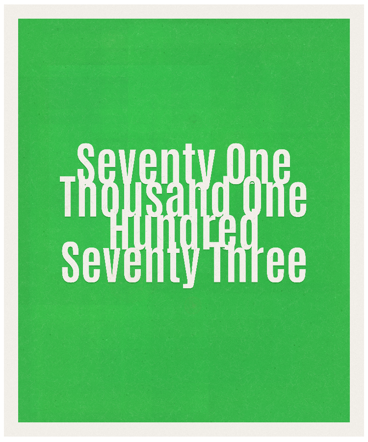 Count #71173