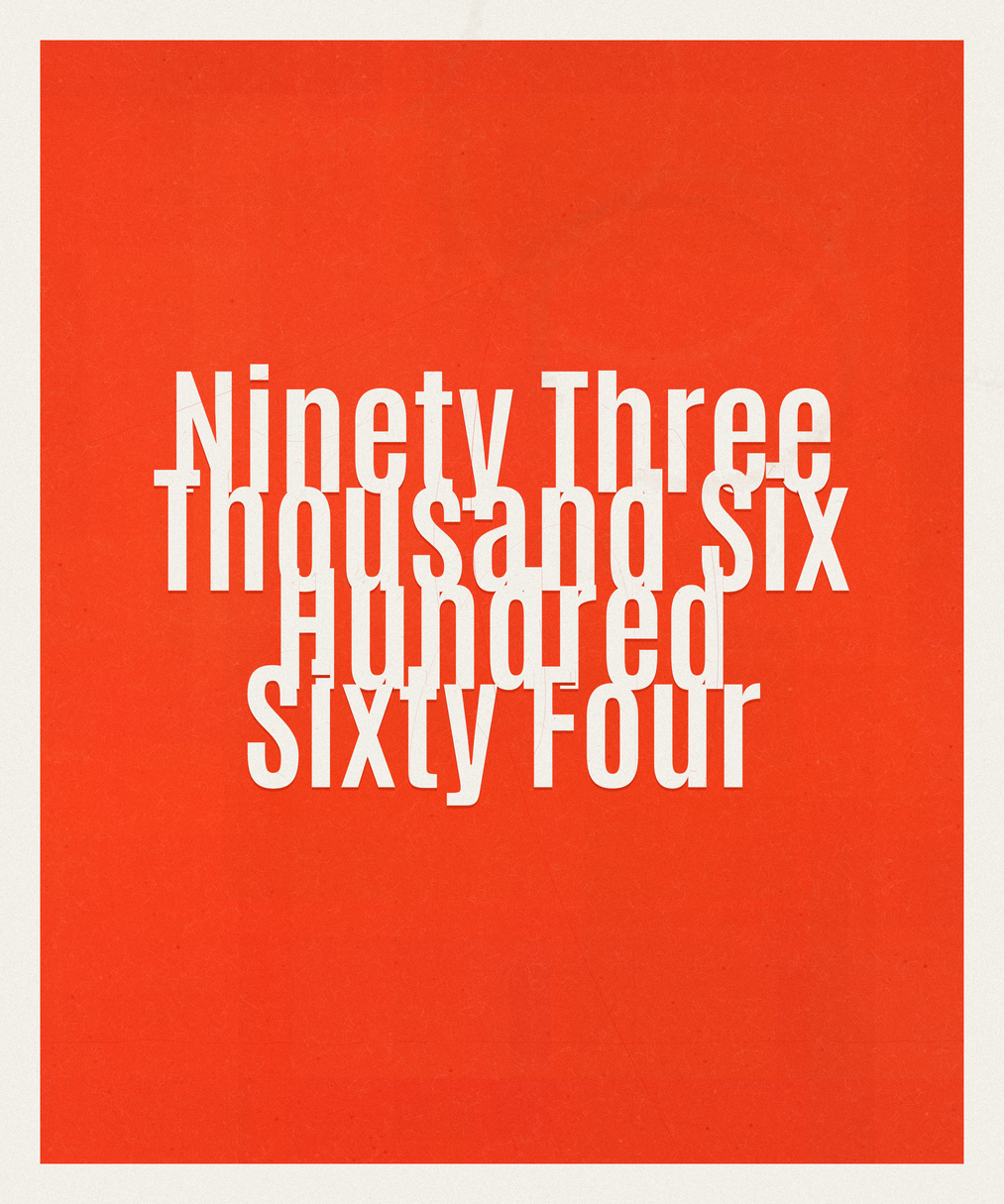 Count #93664