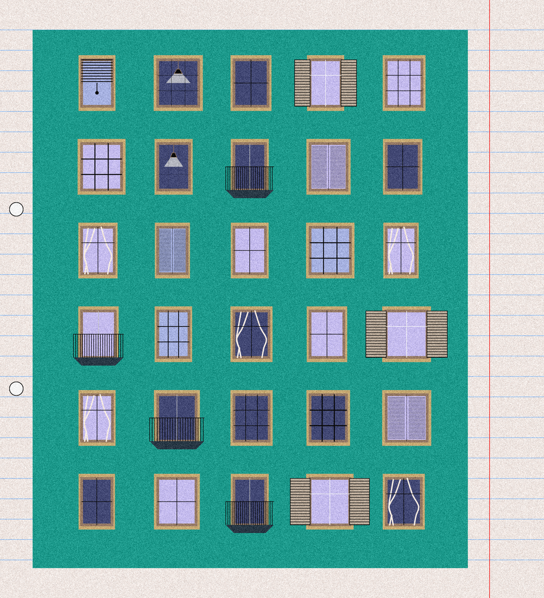 sketchbook page 9: windows #63