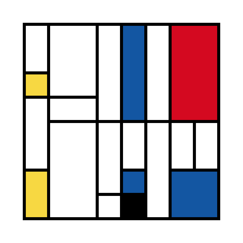 Mondrian squares #29