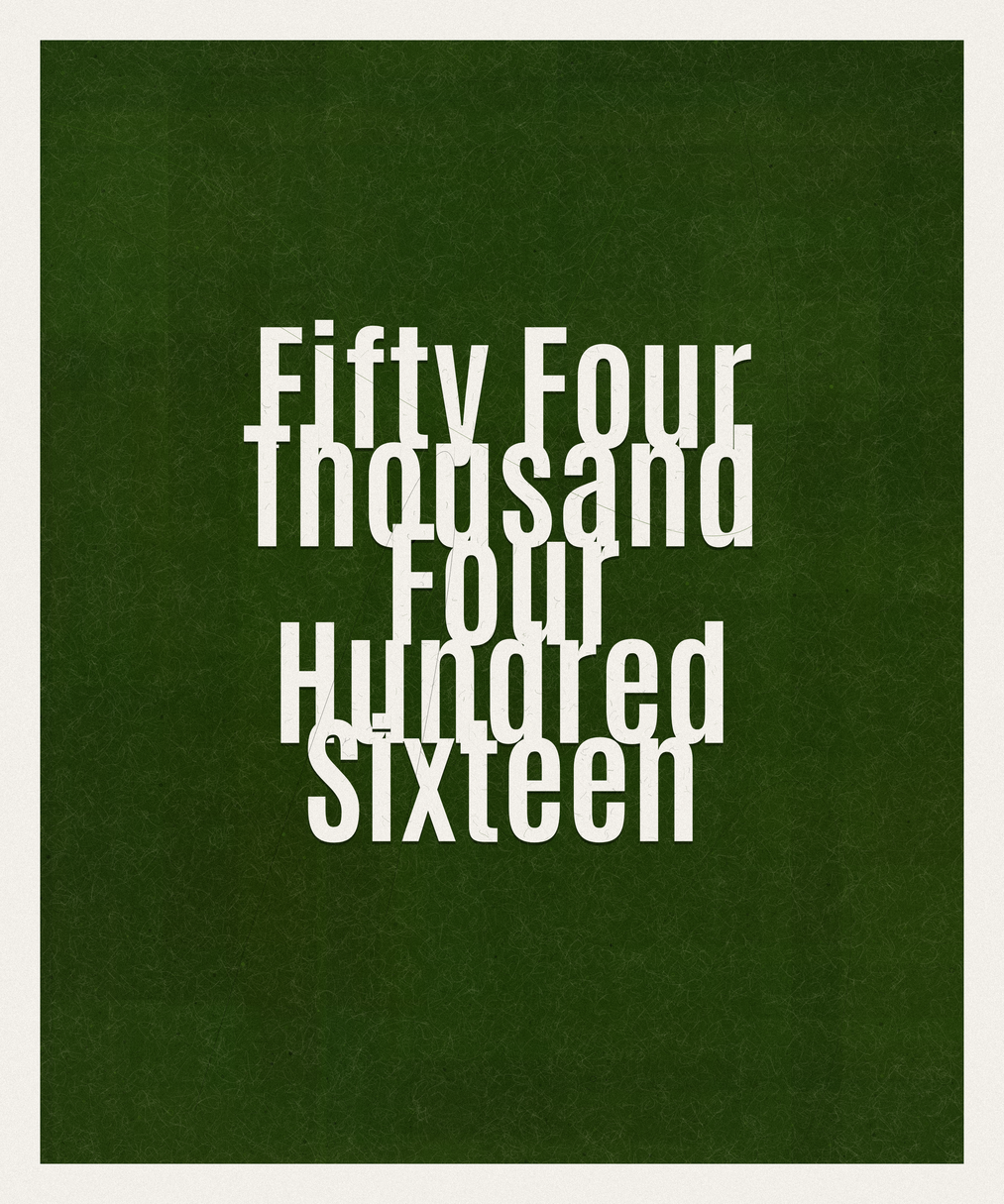 Count #54416