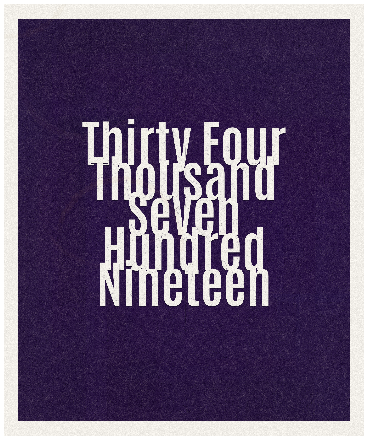 Count #34719
