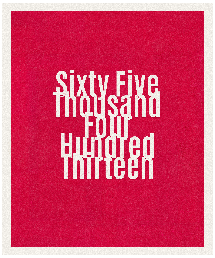 Count #65413