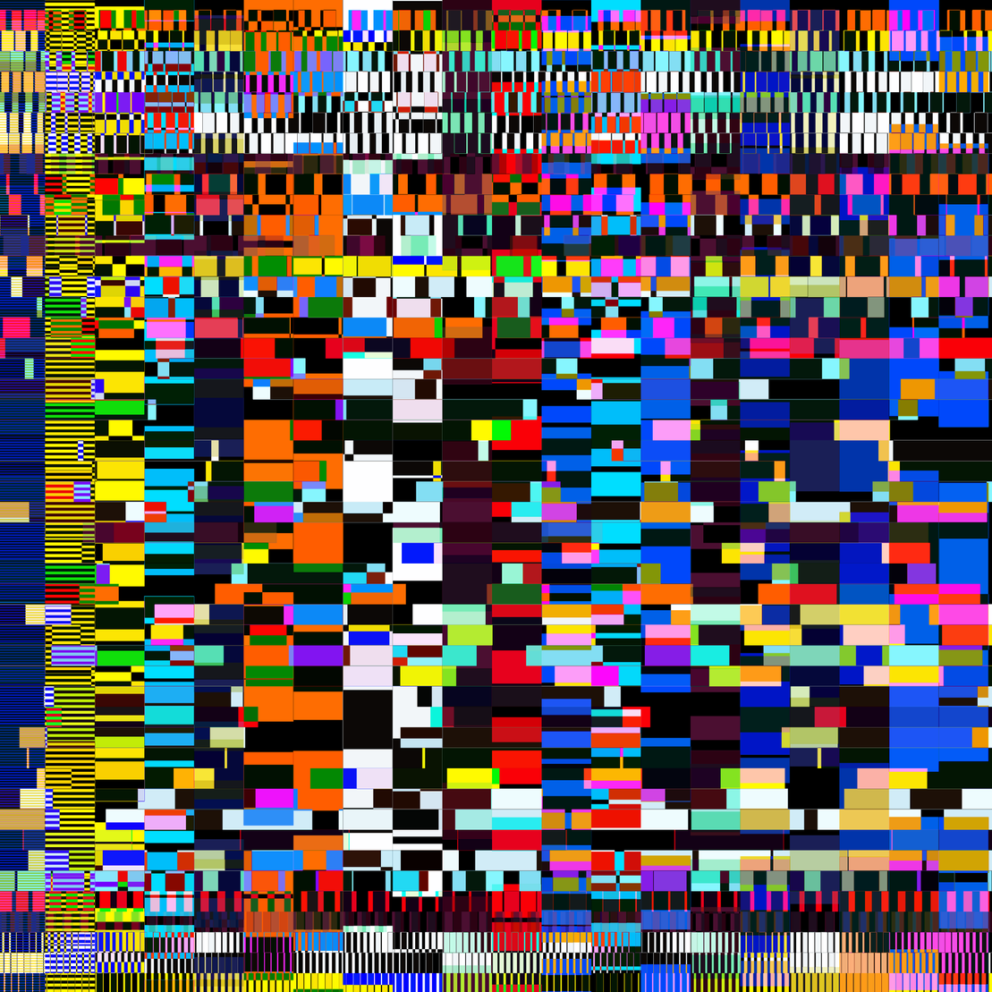 Glitchometry Stripes #120