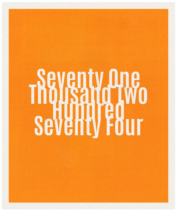 Count #71274