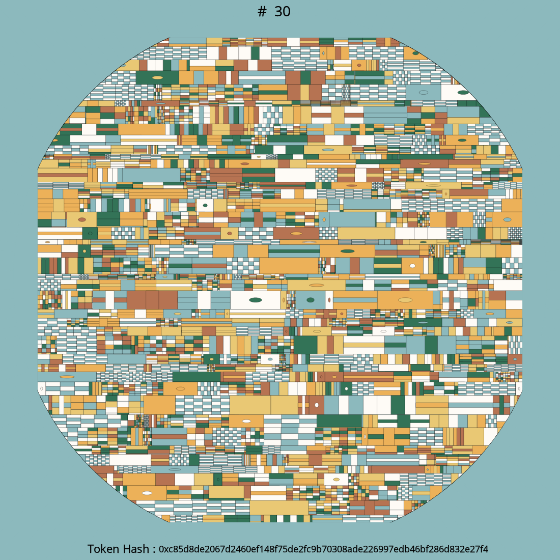 Abstracte Raster:The last piece #30