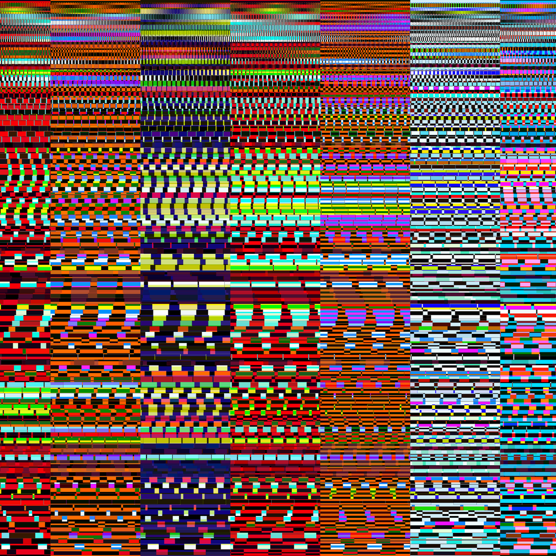 Glitchometry Stripes #57