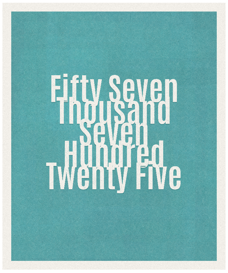 Count #57725