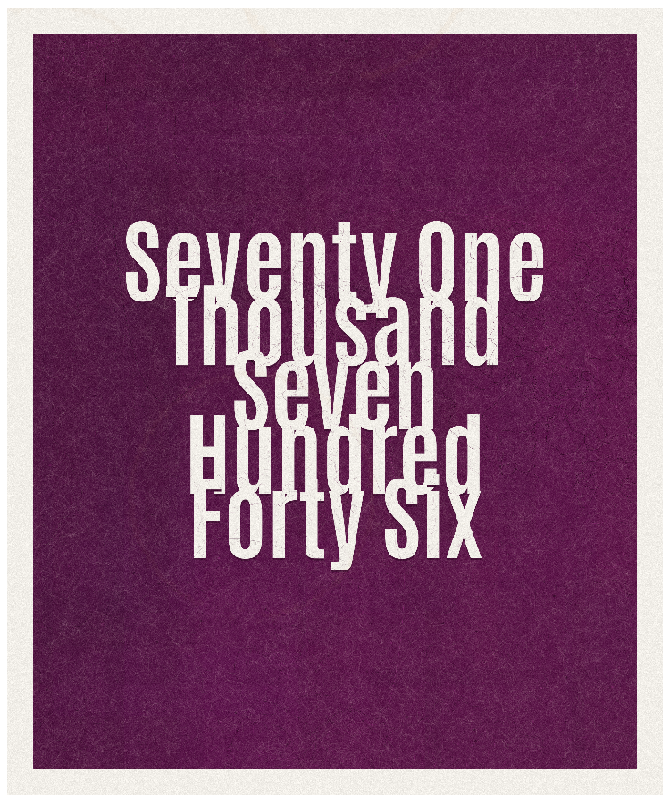 Count #71746