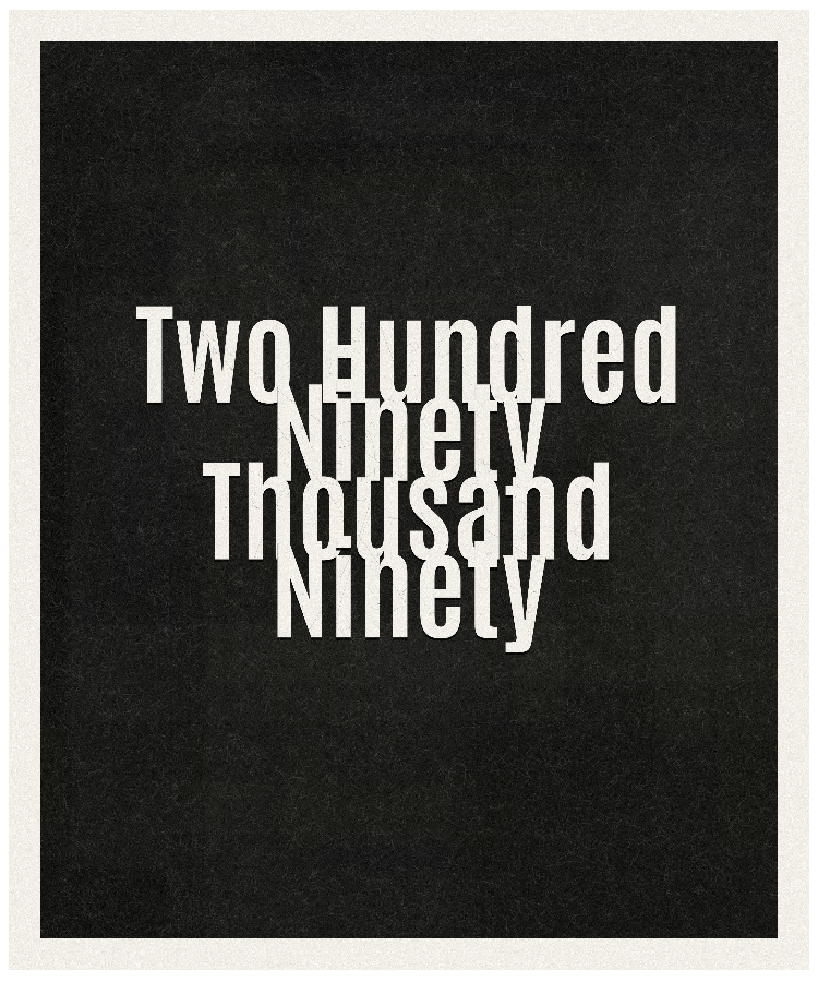 Count #290090