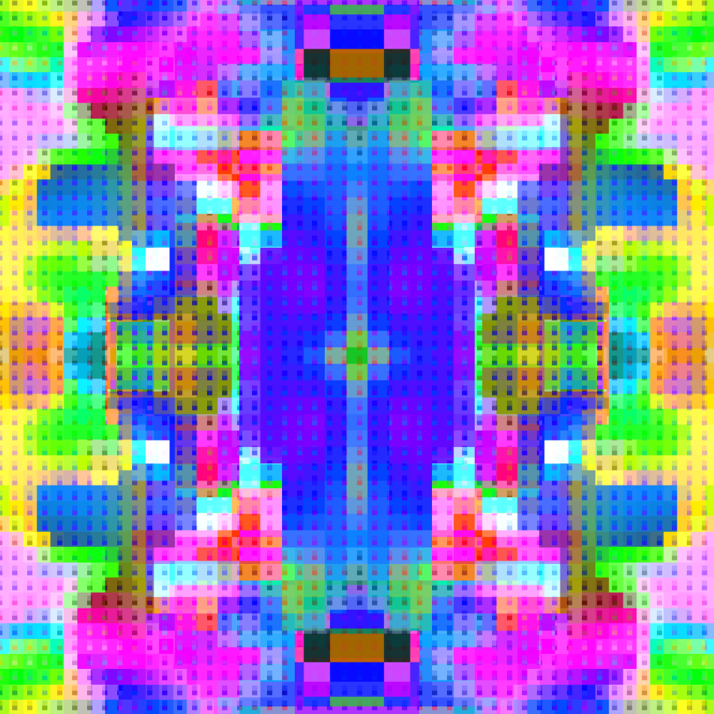 Magical Pixelated Kaleidoscope #5