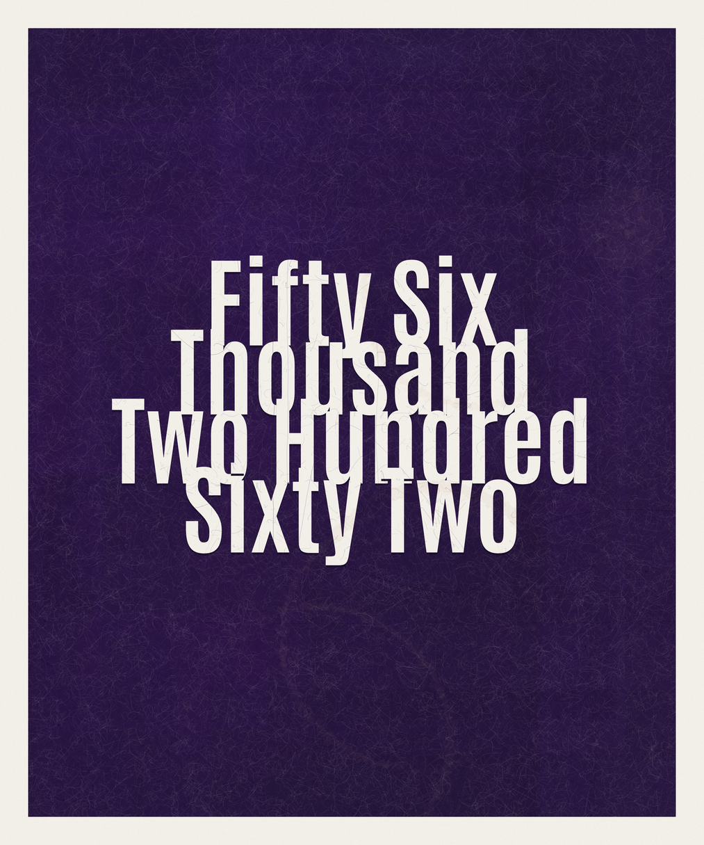 Count #56262