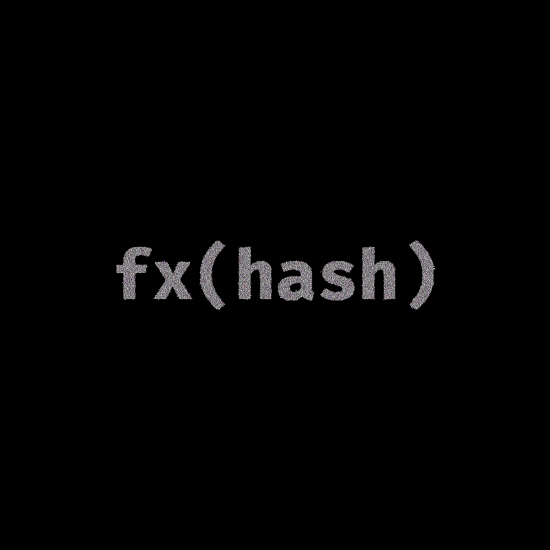 FXHASH Generative Logo #708