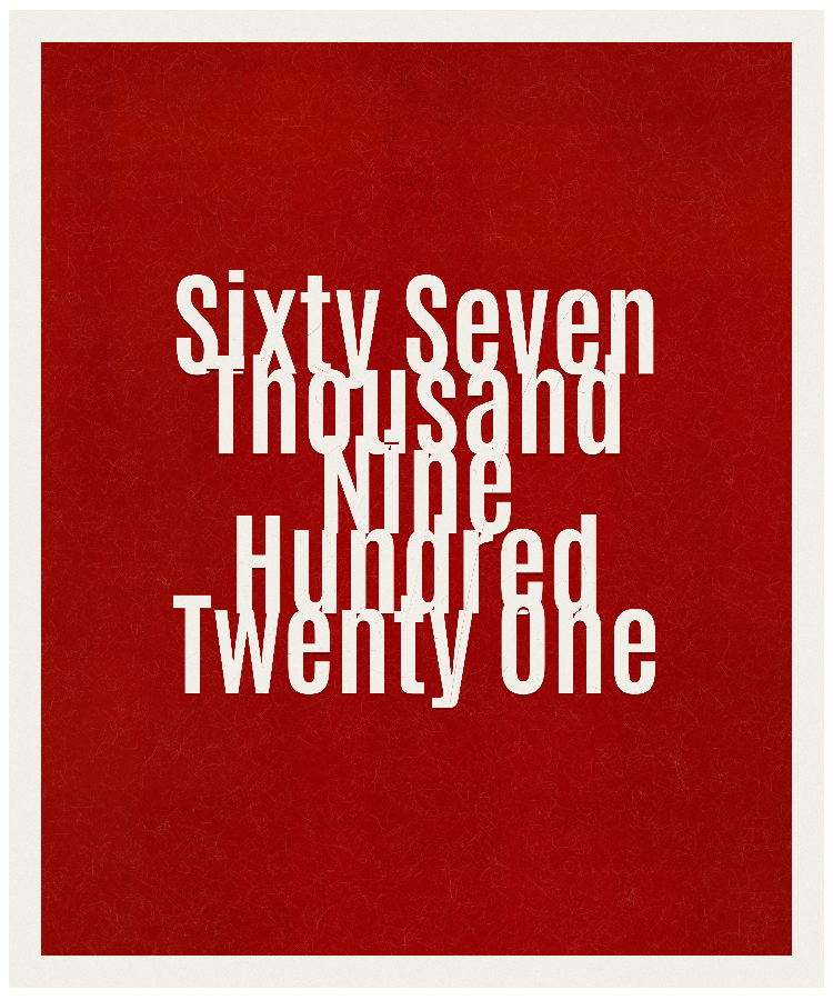 Count #67921