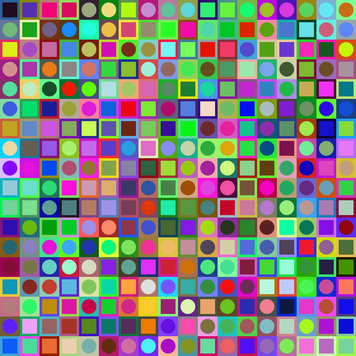 Square Dot Composition #269