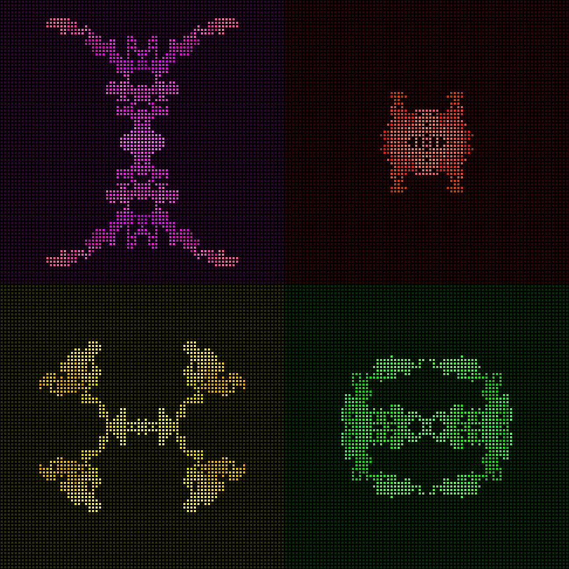 Dither Creatures 2x2 #67