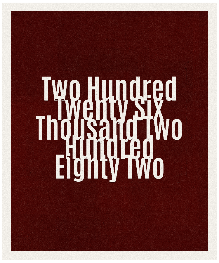 Count #226282