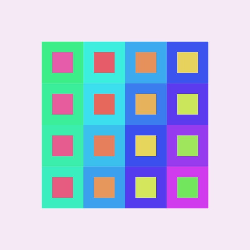 Colored blocks