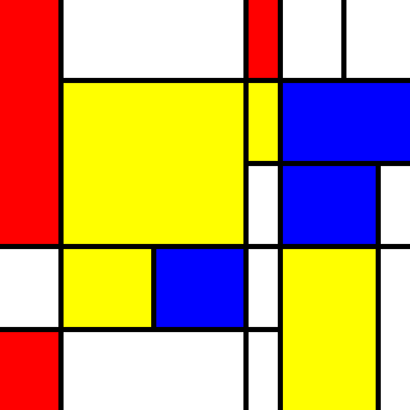 compositioninredblueandyellow.art, (NFT) #126