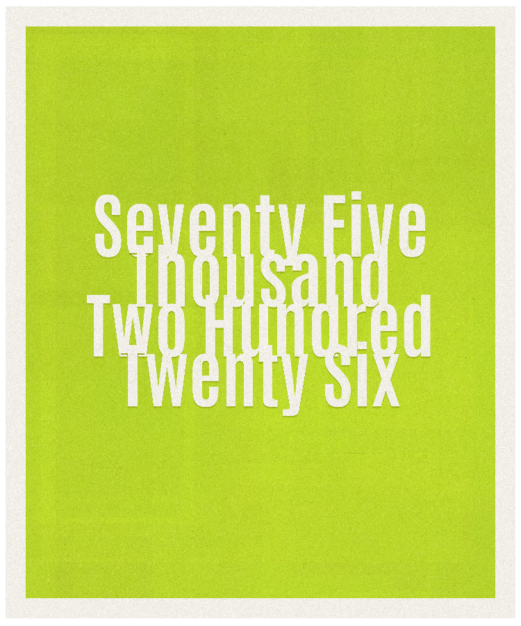 Count #75226