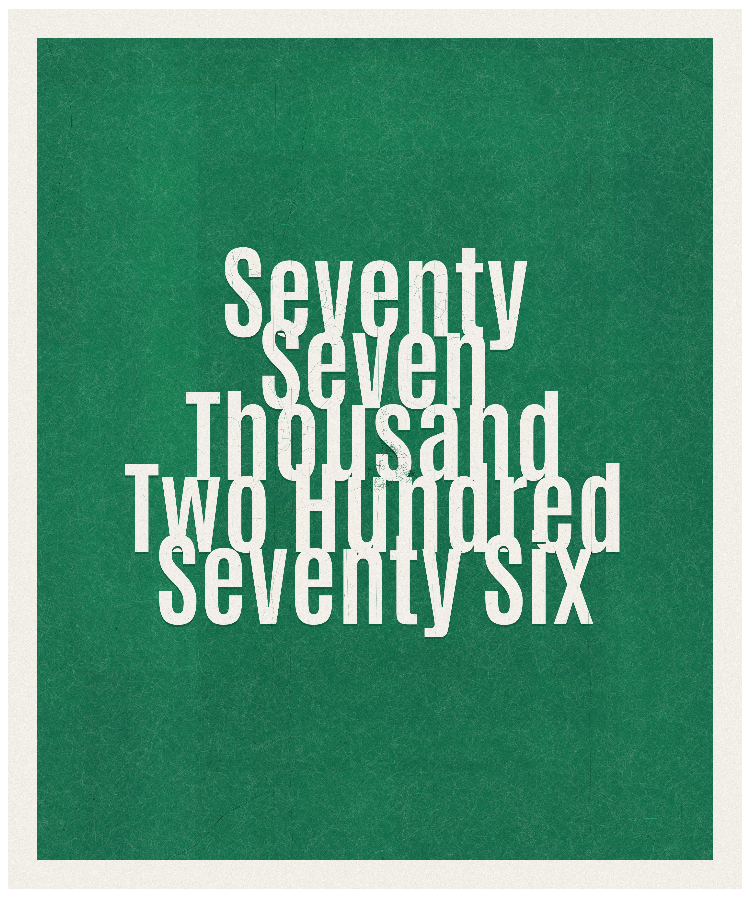 Count #77276