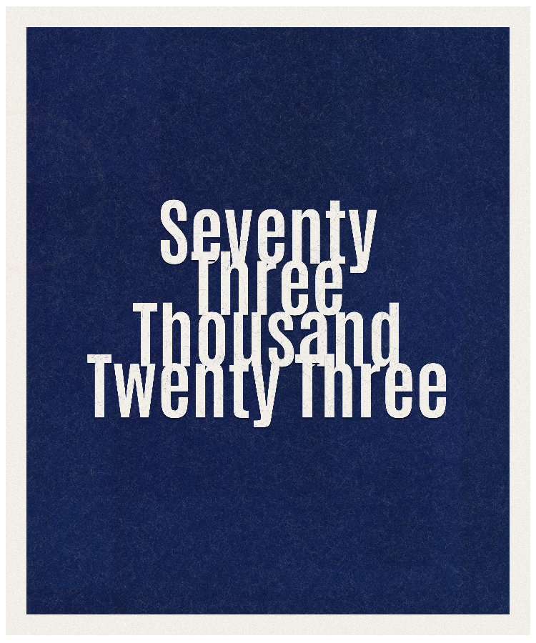 Count #73023