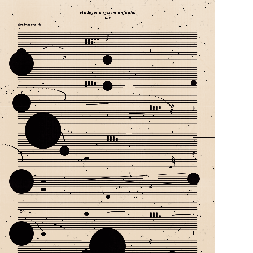 etude for a system unfound #18