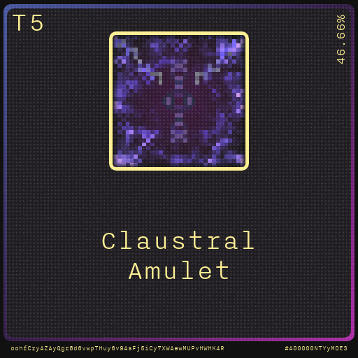 Gear for your quests - Amulet #62