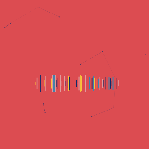 Constellation of particles in Space Sound #11