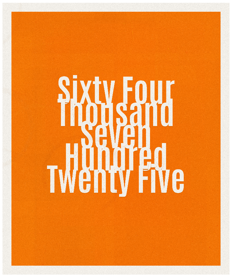 Count #64725