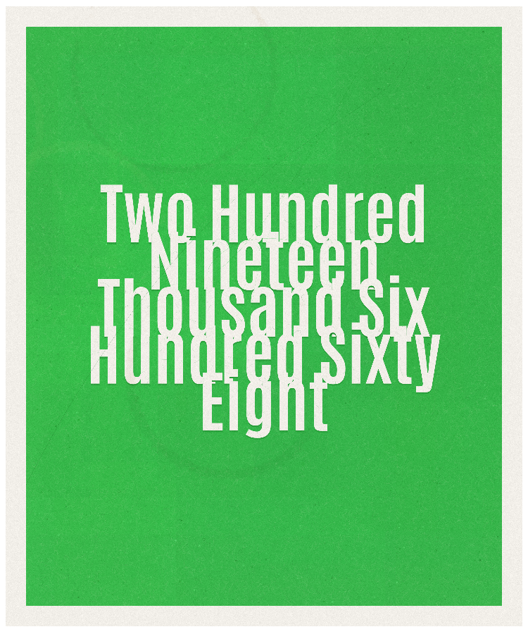 Count #219668